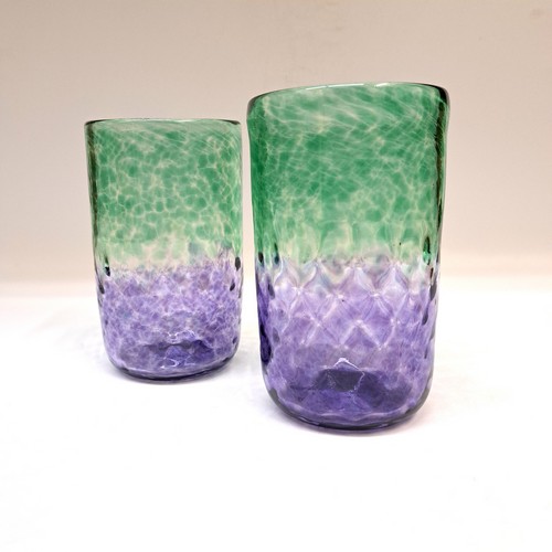 DB-981 & 982 Tumbler/Purple&Green Set of 2 $78 at Hunter Wolff Gallery